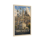 Brussels Embassy Wrapped Canvas Framed