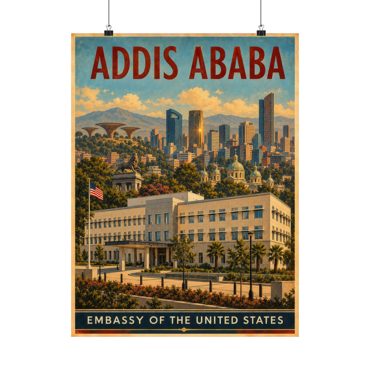 Addis Ababa Embassy Poster