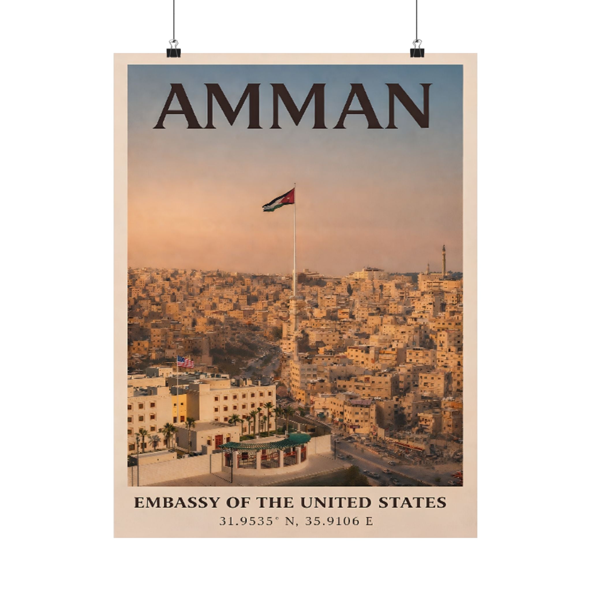 Amman Embassy Poster