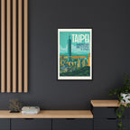 Taipei Embassy Wrapped Canvas Framed