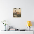 Delhi Embassy Wrapped Canvas