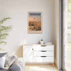 Amman Embassy Wrapped Canvas Framed