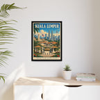 Kuala Lumpur Embassy Wrapped Canvas Framed