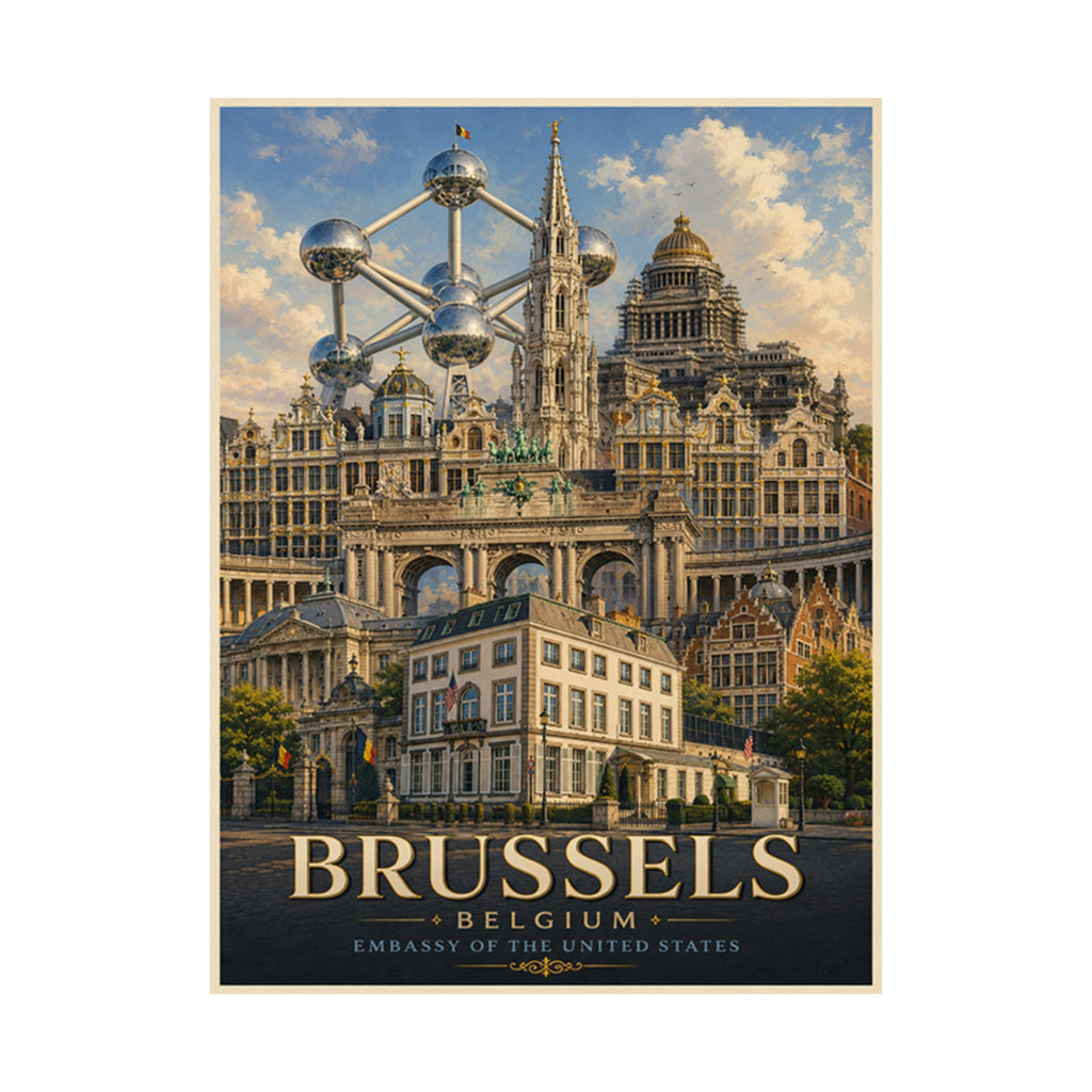 Brussels Embassy Poster