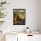 Madrid Embassy Wrapped Canvas Framed