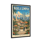 Kuala Lumpur Embassy Wrapped Canvas Framed