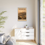 Athens Embassy Wrapped Canvas Framed