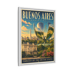 Buenos Aires Embassy Wrapped Canvas Framed