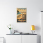 Tel Aviv Embassy Wrapped Canvas