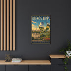 Buenos Aires Embassy Wrapped Canvas Framed