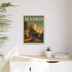 Madrid Embassy Wrapped Canvas Framed