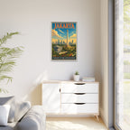 Jakarta Embassy Wrapped Canvas Framed
