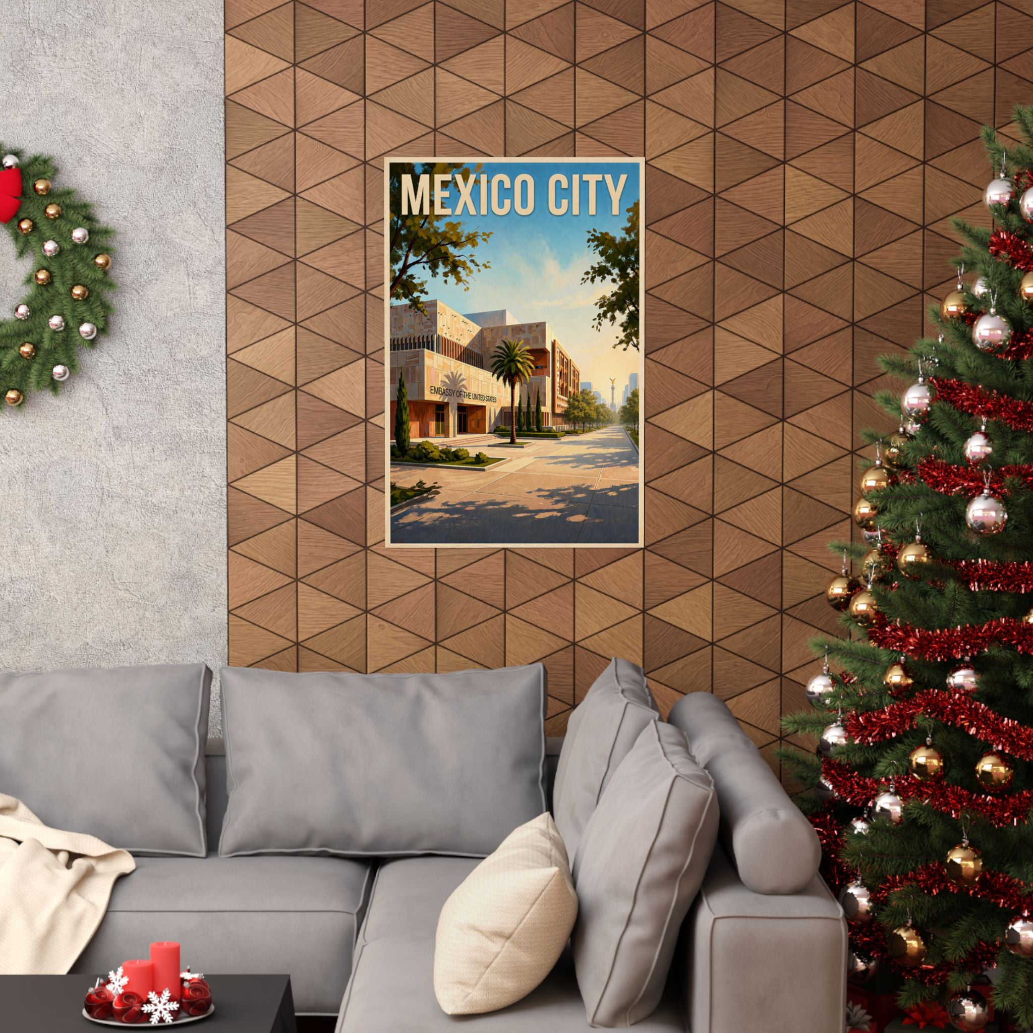 Mexico City Embassy Poster