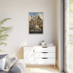 Brussels Embassy Wrapped Canvas Framed