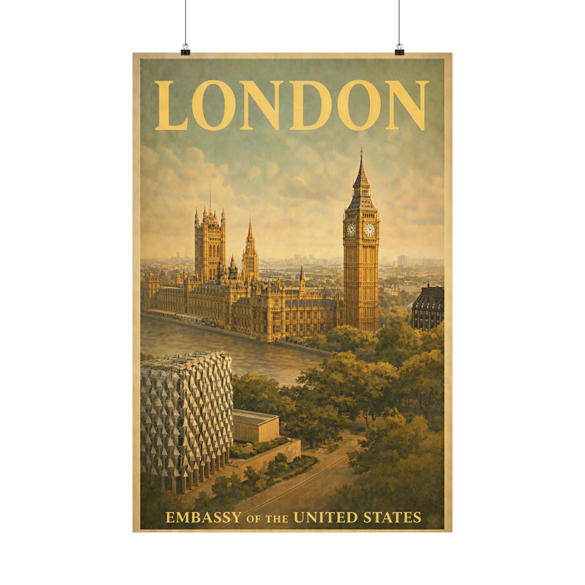London Embassy Poster