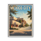 Mexico City Embassy Wrapped Canvas Framed