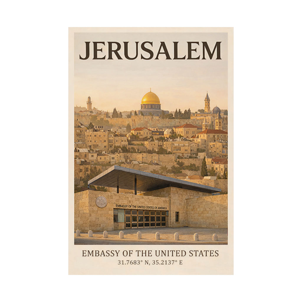 Jerusalem Embassy Poster
