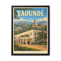 Yaoundé Embassy Wrapped Canvas Framed