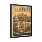 Bucharest Embassy Wrapped Canvas Framed