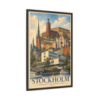 Stockholm Embassy Wrapped Canvas Framed