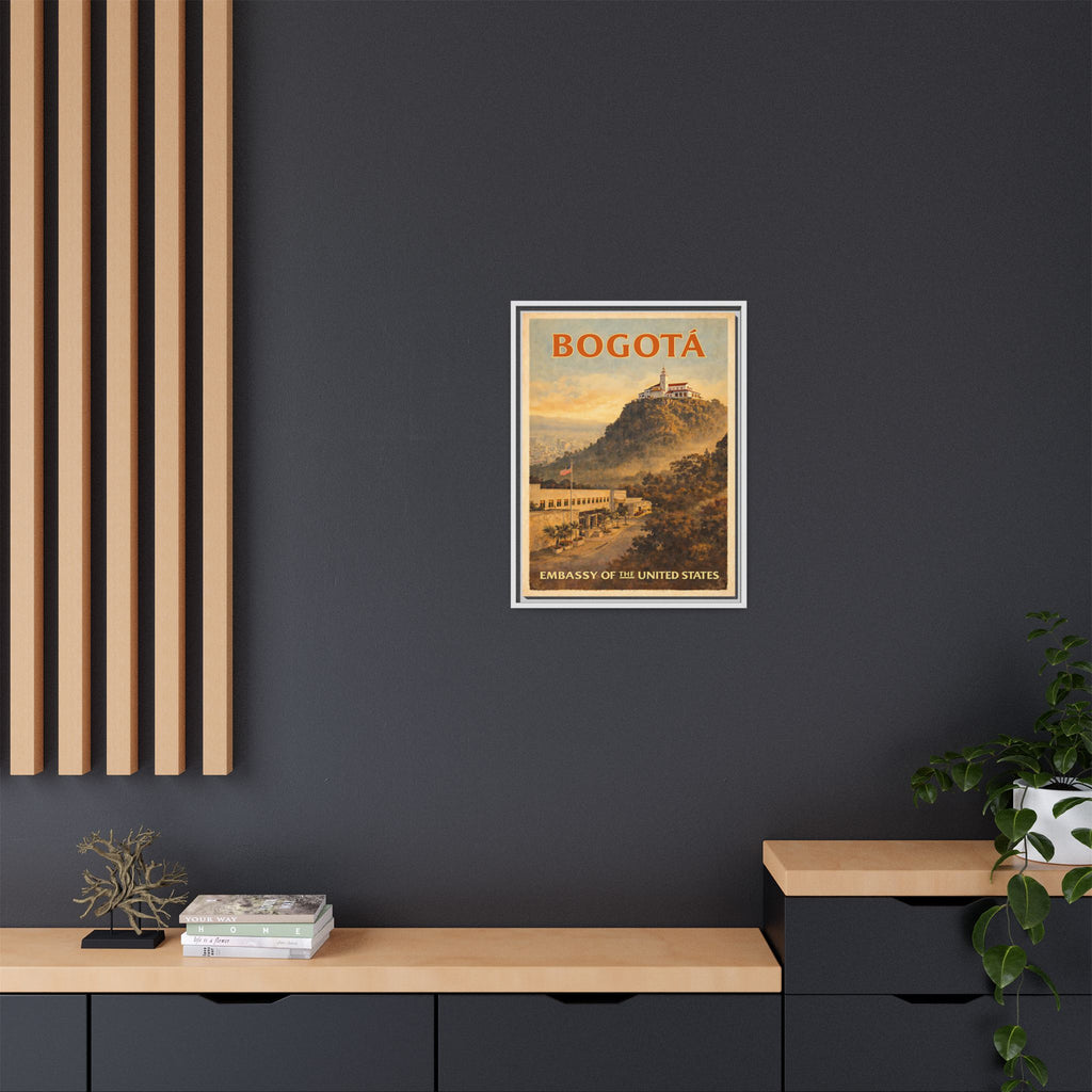 Bogotá Embassy Wrapped Canvas Framed