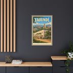 Yaoundé Embassy Wrapped Canvas Framed