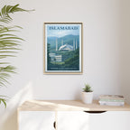 Islamabad Embassy Wrapped Canvas Framed