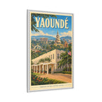 Yaoundé Embassy Wrapped Canvas Framed