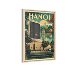 Hanoi Embassy Wrapped Canvas Framed