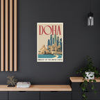 Doha Embassy Wrapped Canvas