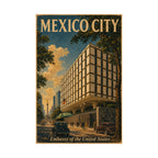 Mexico City Embassy Poster