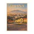 Tirana Embassy Wrapped Canvas