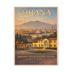 Tirana Embassy Wrapped Canvas