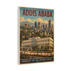 Addis Ababa Embassy Wrapped Canvas