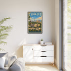 Tashkent Embassy Wrapped Canvas Framed