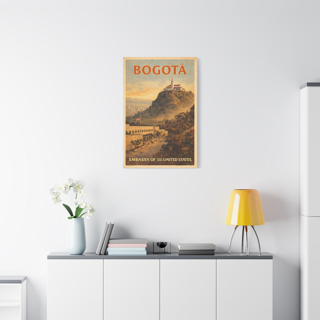 Bogotá Embassy Wrapped Canvas