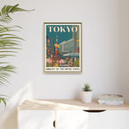 Tokyo Embassy Wrapped Canvas Framed