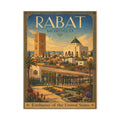 Rabat Embassy Wrapped Canvas