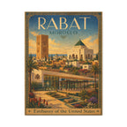 Rabat Embassy Wrapped Canvas