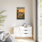 Kinshasa Embassy Wrapped Canvas Framed