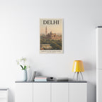 Delhi Embassy Wrapped Canvas