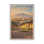 Tirana Embassy Wrapped Canvas Framed