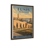 Tunis Embassy Wrapped Canvas Framed