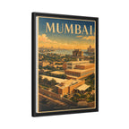Mumbai Consulate General Wrapped Canvas Framed