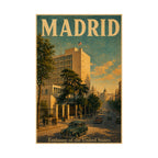 Madrid Embassy Poster