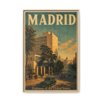 Madrid Embassy Wrapped Canvas Framed