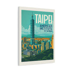 Taipei Embassy Wrapped Canvas