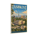 Tashkent Embassy Wrapped Canvas