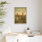 London Embassy Wrapped Canvas Framed