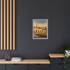 Tunis Embassy Wrapped Canvas Framed